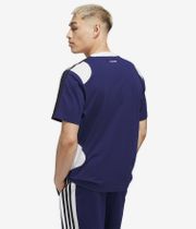 adidas Tyshawn T-shirt (dark blue white)