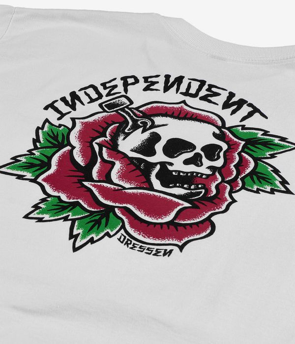 Independent Dressen Skull Rose T-Shirt (white)