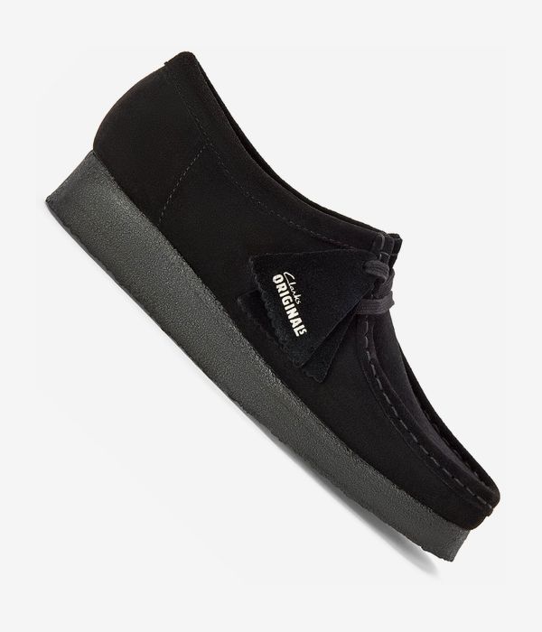 Clarks Originals Wallabee Shoes (black suede)