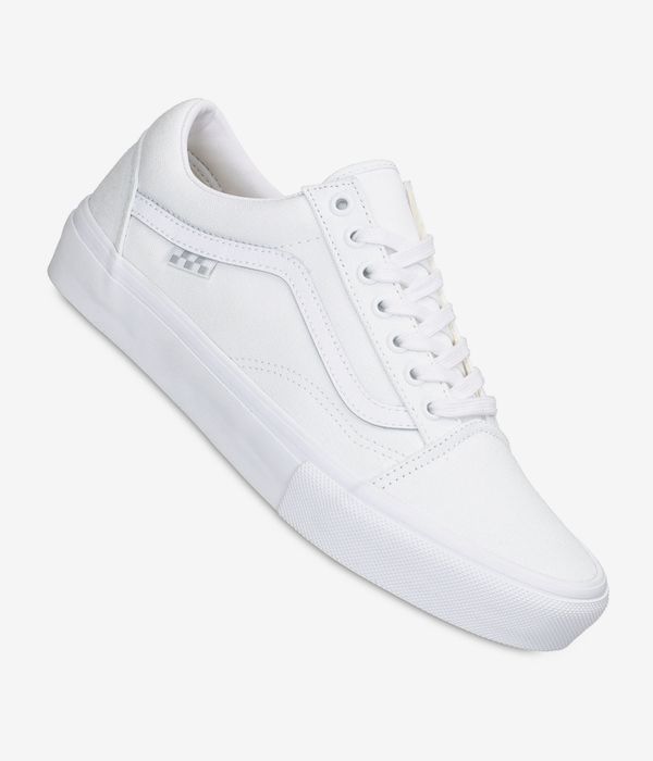 Vans Skate Old Skool Canvas Shoes (true white)