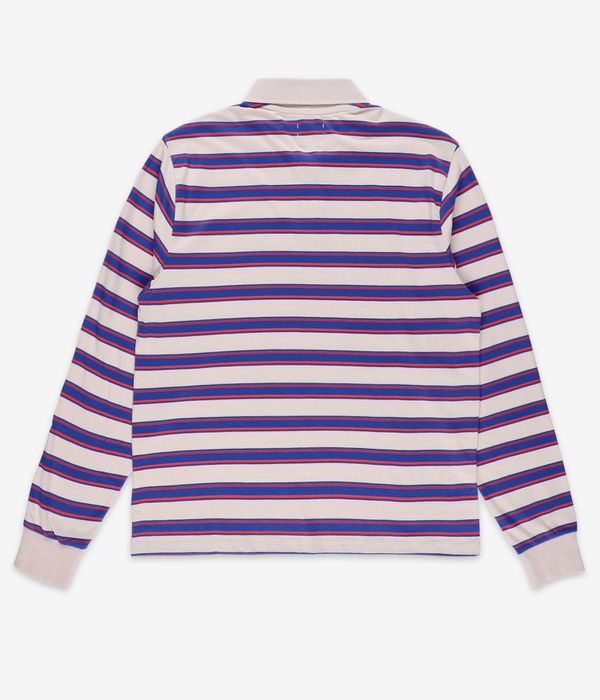 Brixton Vintage Stripe Polo-Shirt (electric blue flame whitecap)