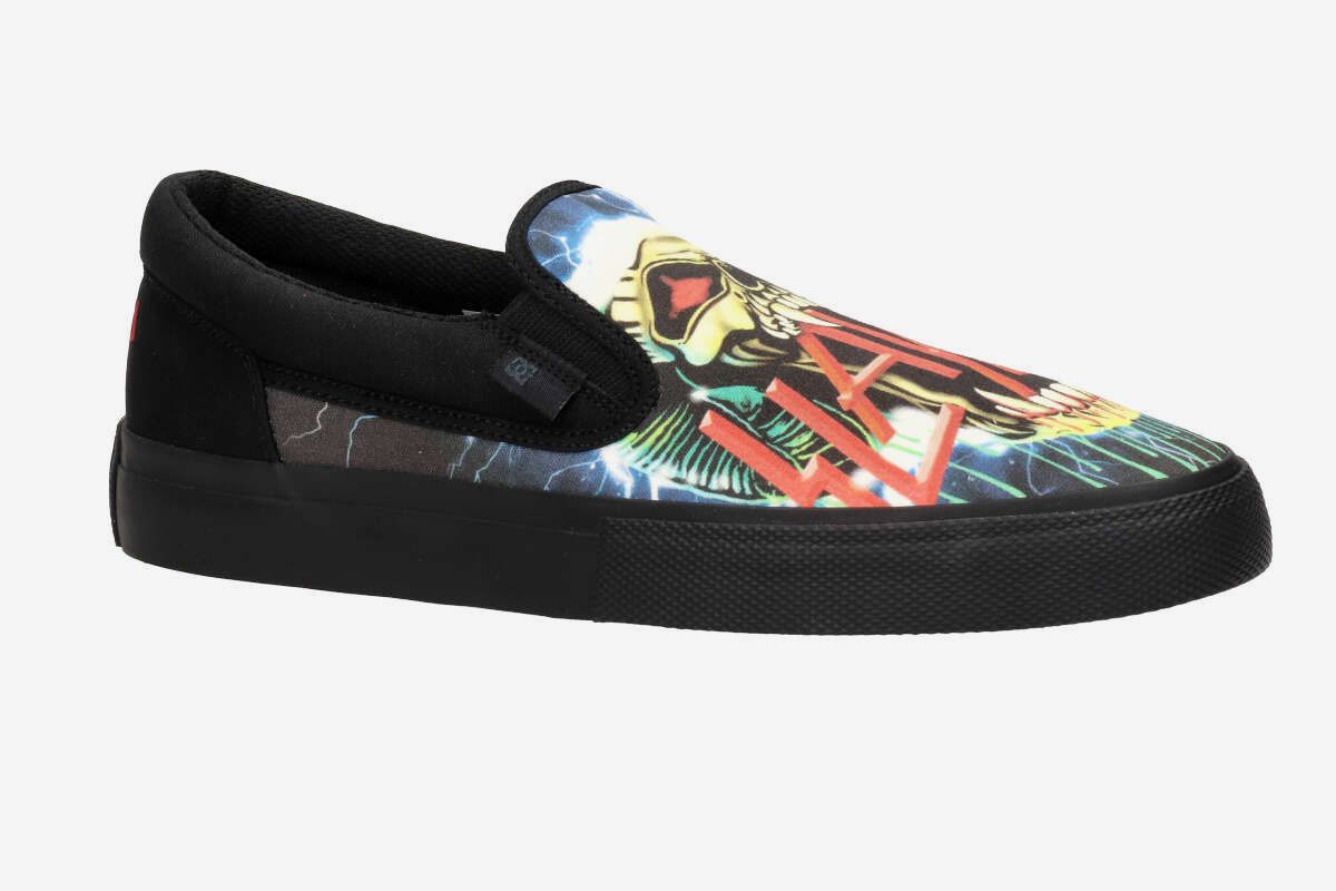 DC x Slayer Manual Slip Shoes (black black green)