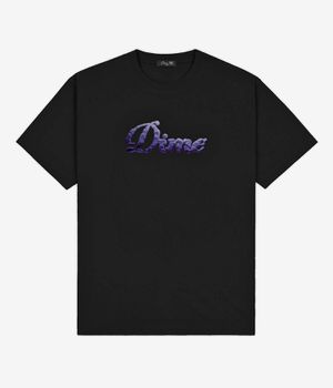 Dime Cursive Cloud T-Shirt (black)