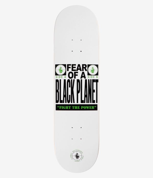 Element x Public Enemy Fear 8.5" Tabla de skate (white)