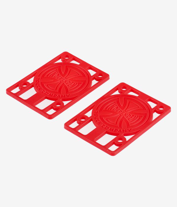Independent 1/8" Riser Pads (red) 2 Pack