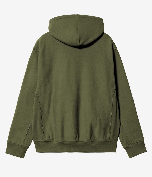 Carhartt WIP American Script Bluzy z Kapturem (tarragon)