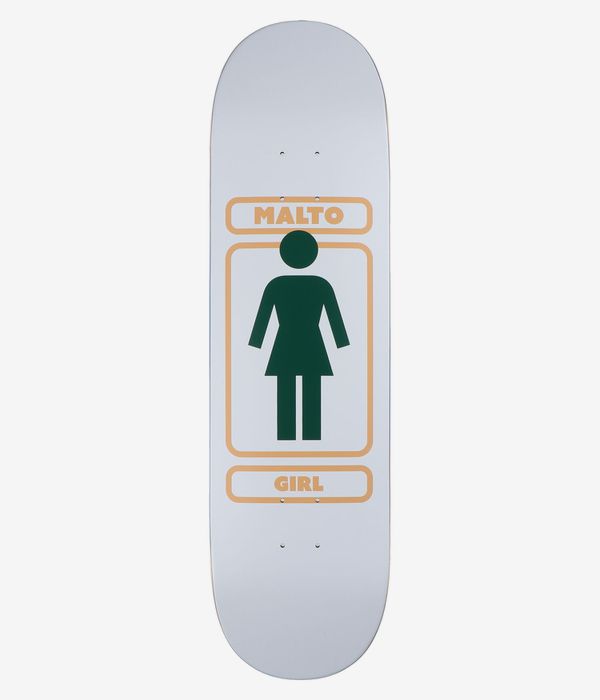 Girl Malto 93 Til Khaki To Shacky OG Twin Tip 8.5" Skateboard Deck (white)