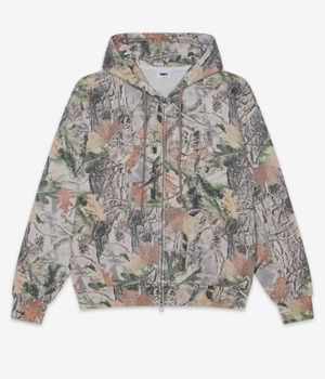 Obey Gothic Zip-Sweatshirt avec capuchon (dusty vintage wood camo)