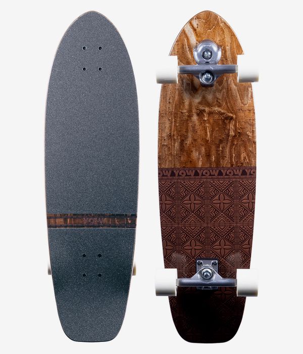 YOW Teahupoo 34" (86,4cm) Surfskate Cruiser (brown 25)