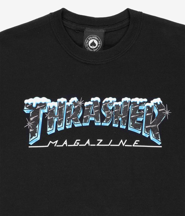 Thrasher Black Ice T-Shirty (black)