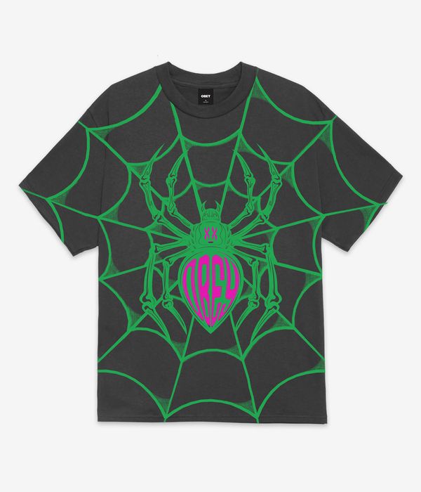 Obey Spider T-Shirt (vintage black)