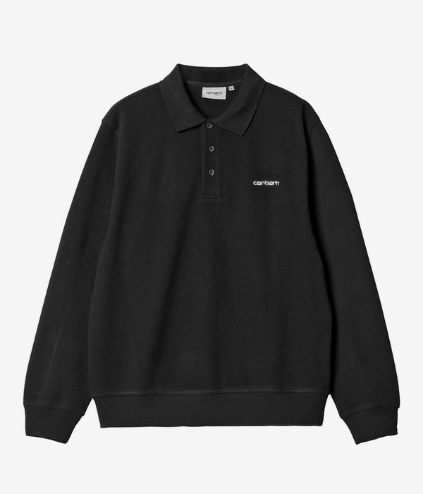 Carhartt WIP Vance Rugby Hemd (black white)