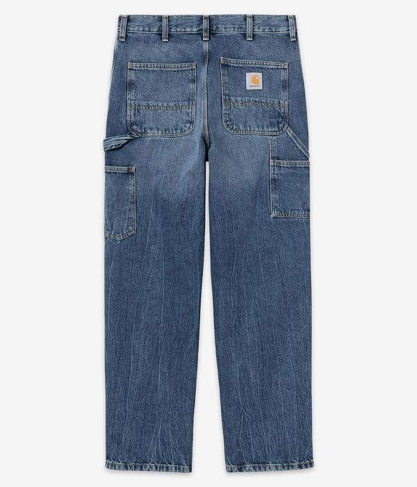 Carhartt WIP Single Knee Pant Smith Jeans (blue marble used wash)