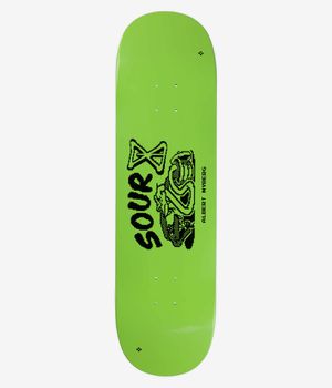 SOUR SOLUTION Albert Snake Square 8.6" Skateboard Deck (green)
