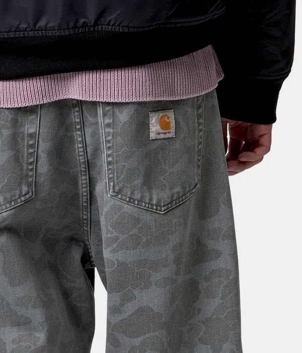 Carhartt WIP Duck Landon Maitland Camo Vaqueros (black heavy)