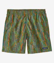 Patagonia Funhoggers Shorts (quilty fitz heartleaf green)