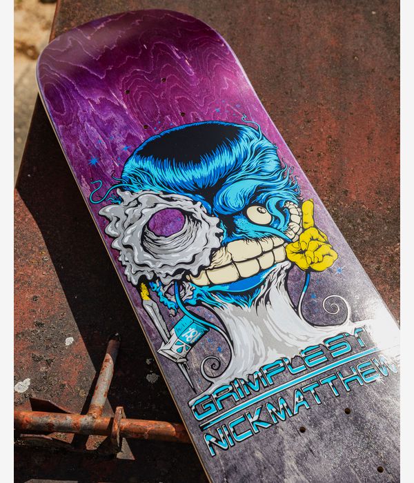 Anti Hero Matthews Grimplestix Grimplenator 8.5" Planche de skateboard (purple)