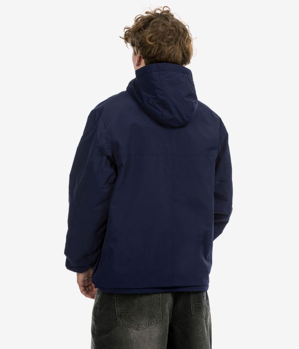 Carhartt WIP Windbreaker Pullover Supplex Jacke (air force blue white)