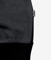 SOUR SOLUTION Collar Quarter Zip Sweatshirt (black grey)