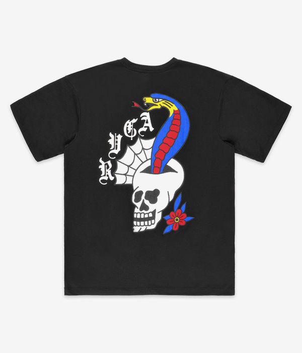 RVCA Krak Snakeskull Camiseta (black)