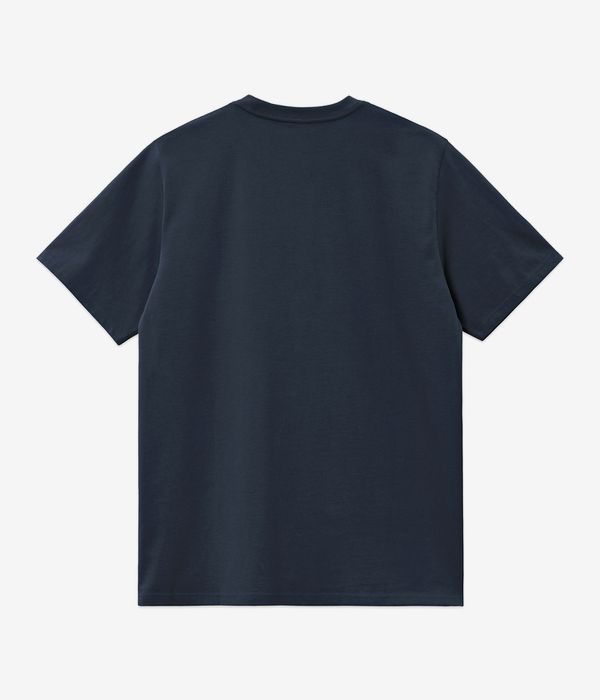 Carhartt WIP Script T-Shirt (deep night palisander)