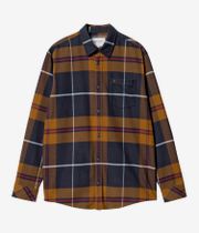 Carhartt WIP Garnett Shirt (check deep h brown)