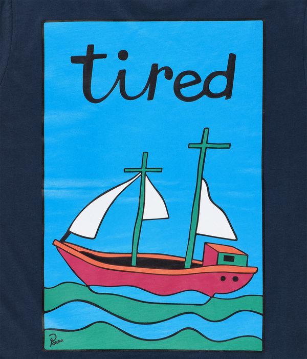 Tired Skateboards The Ship Has Sailed T-Shirty (navy)