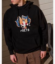 POETS Butterfly Girl sweat à capuche (black)