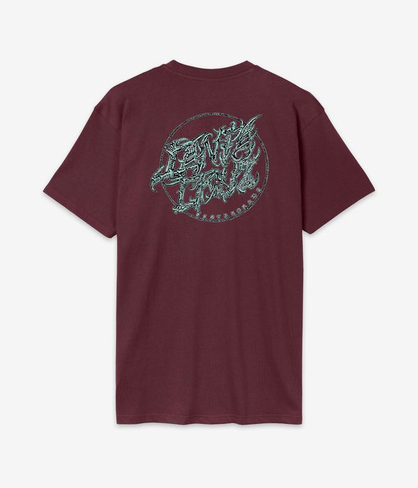 Santa Cruz Scourge Dot T-Shirt (dark plum)