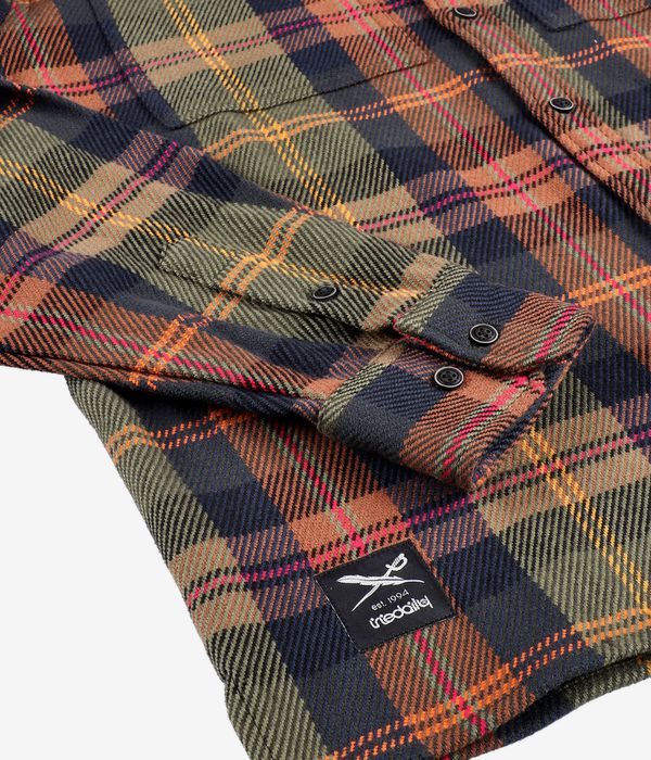 Iriedaily Chillax Lumber Shirt (navy brown)