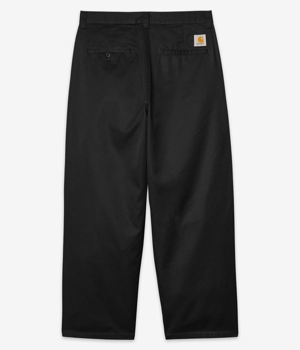 Carhartt WIP Brady Double Knee Chino Pant Denision Broeken (black rinsed)