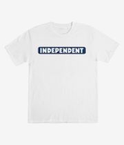 Independent Bar Logo Camiseta (white blue)