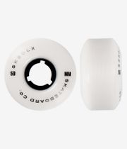 skatedeluxe Fidelity Series Rouedas (white/black) 50mm 100A Pack de 4
