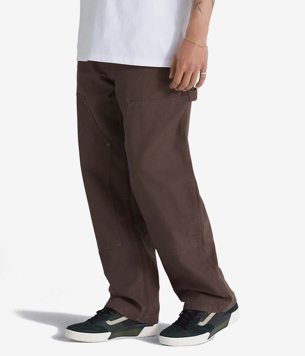Vans Skate Drill Chore Ave Loose Carp Pants (chocolate brown)