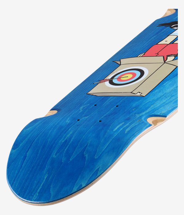 Jart Target Egg Wheel Wells 9.125" Skateboard Deck (multi)