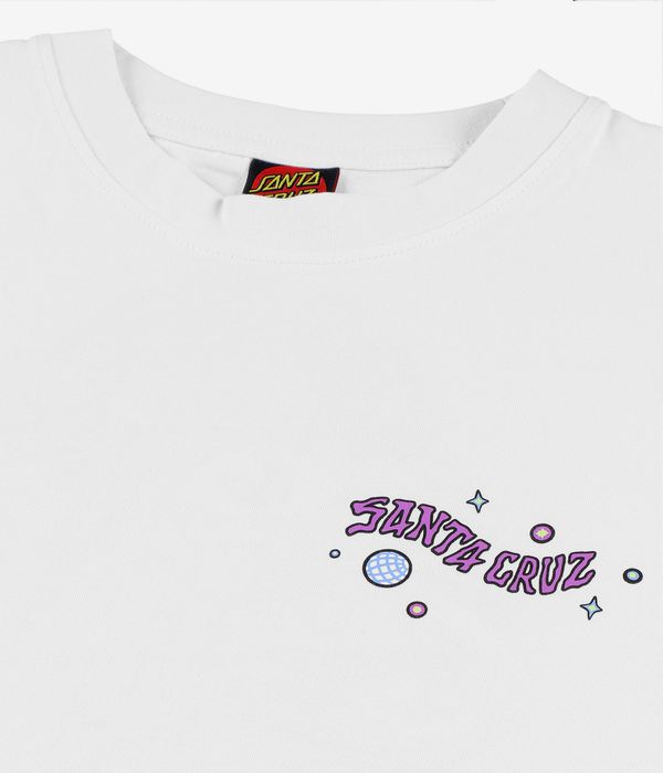 Santa Cruz Knibbs Invasion Hand Strip T-Shirt (white)
