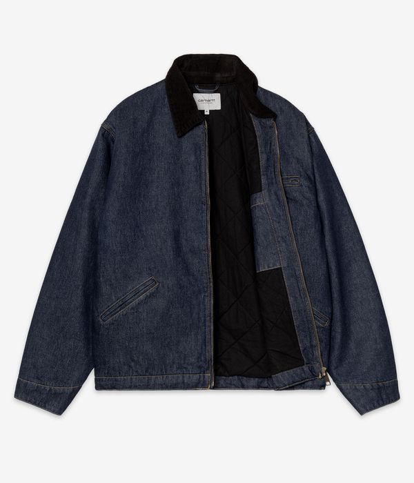 Carhartt WIP OG Detroit Smith Veste (blue black rinsed)