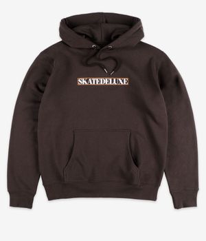 skatedeluxe Square Organic sweat à capuche (dark brown)