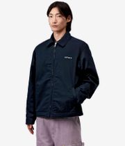 Carhartt WIP Module Script Watertown Jacke (deep night white rigid)