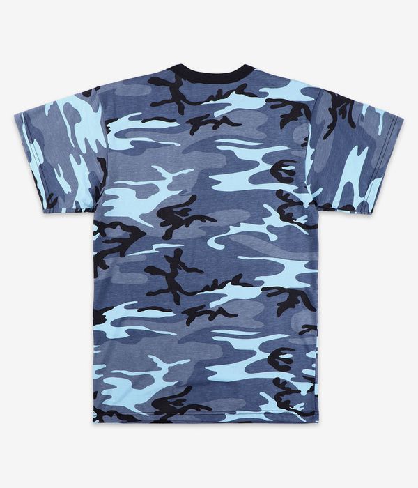Bronze 56k Old E Spiral T-Shirty (blue camo)