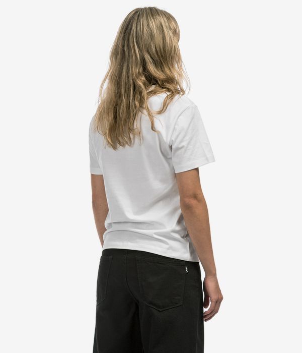 Carhartt WIP W' Script Embroidery Organic T-Shirt women (white black)
