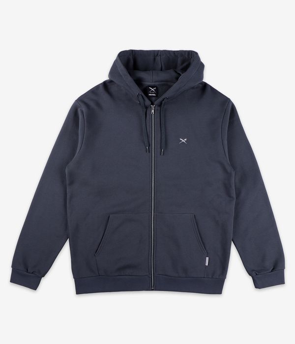 Iriedaily Mini Flag 2 Zip-Sweatshirt avec capuchon (dark jungle)