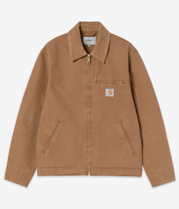 Carhartt WIP Detroit Organic Dearborn Jacke (hamitlon brown stone canvas)