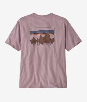 Patagonia 73 Skyline Organic T-Shirt (stormy mauve)
