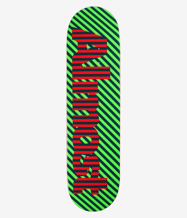 Almost Stripes 8" Tavola da skateboard (green)