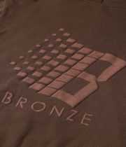 Bronze 56k B Logo Puff Print Sudadera (brown)