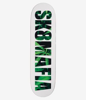Sk8Mafia Leaves 8.3" Planche de skateboard (white green)
