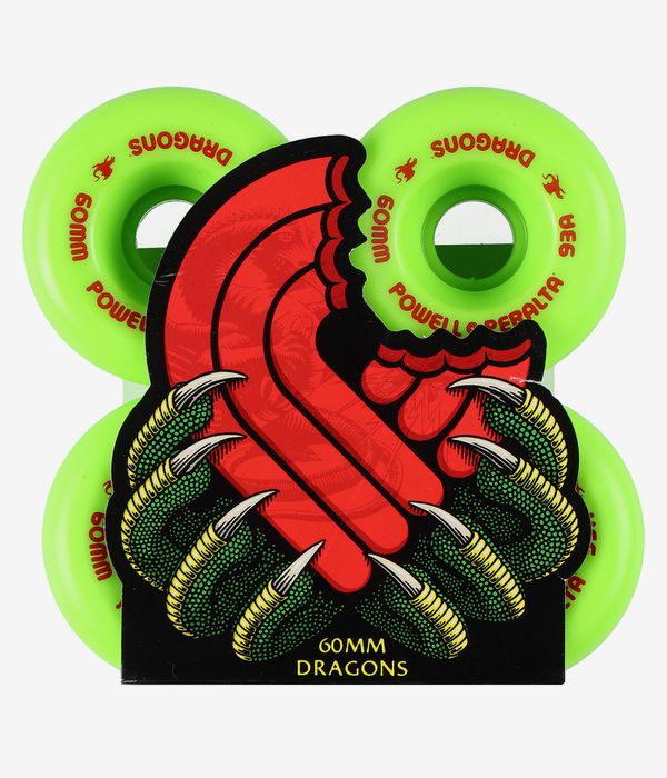 Powell-Peralta Dragon Formula Rat Bones Roues (green) 60mm 93A 4 Pack