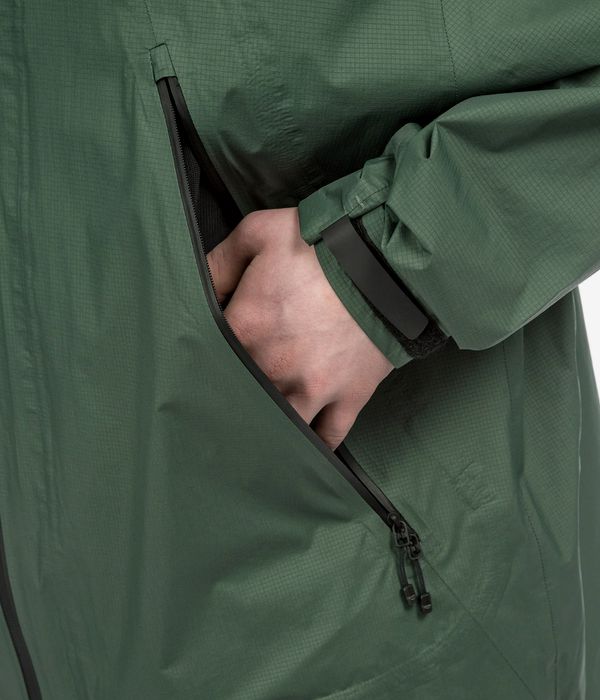 The North Face Packable Light Rain Parka Jas (duck green)