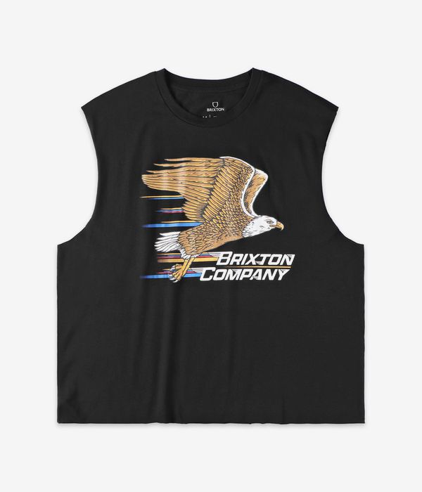 Brixton Free Muscle Tank-Top (black worn wash)